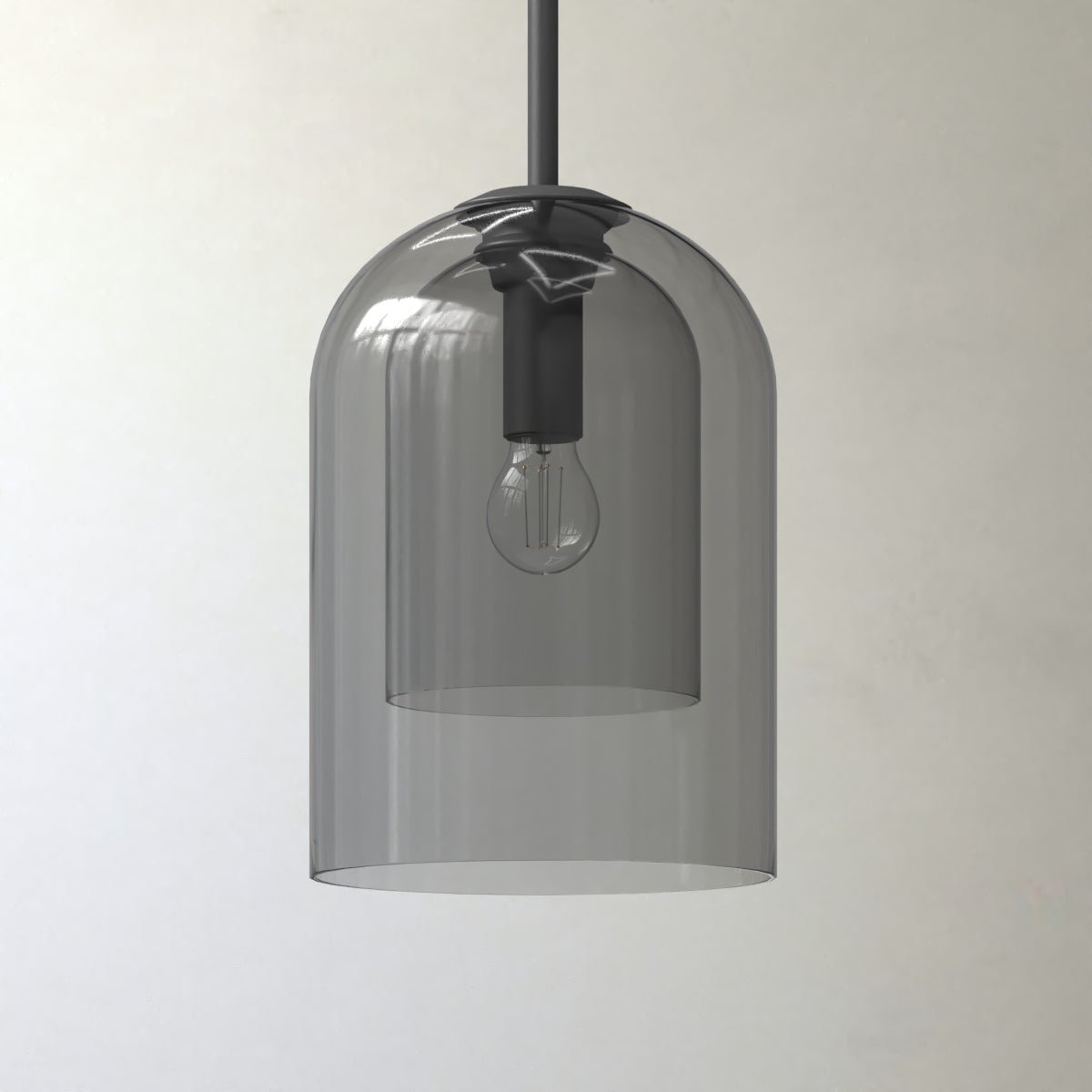 Beginn Moritz - Modern Nordic Hanging Inception Double Glass Pendant Light - Contempo.haus