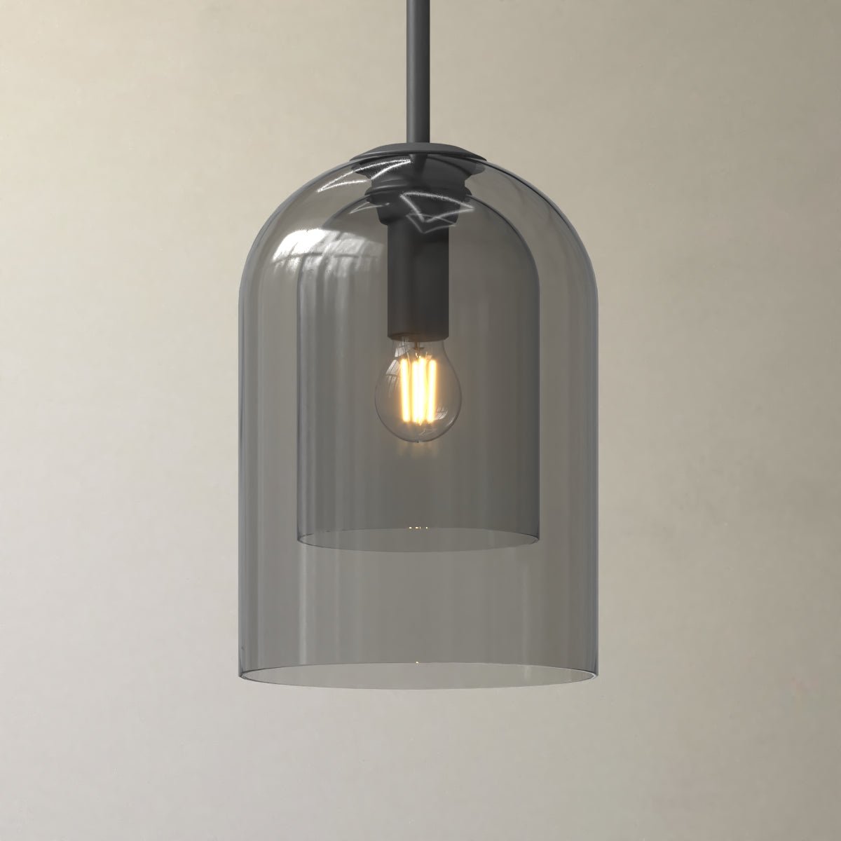 Beginn Moritz - Modern Nordic Hanging Inception Double Glass Pendant Light - Contempo.haus