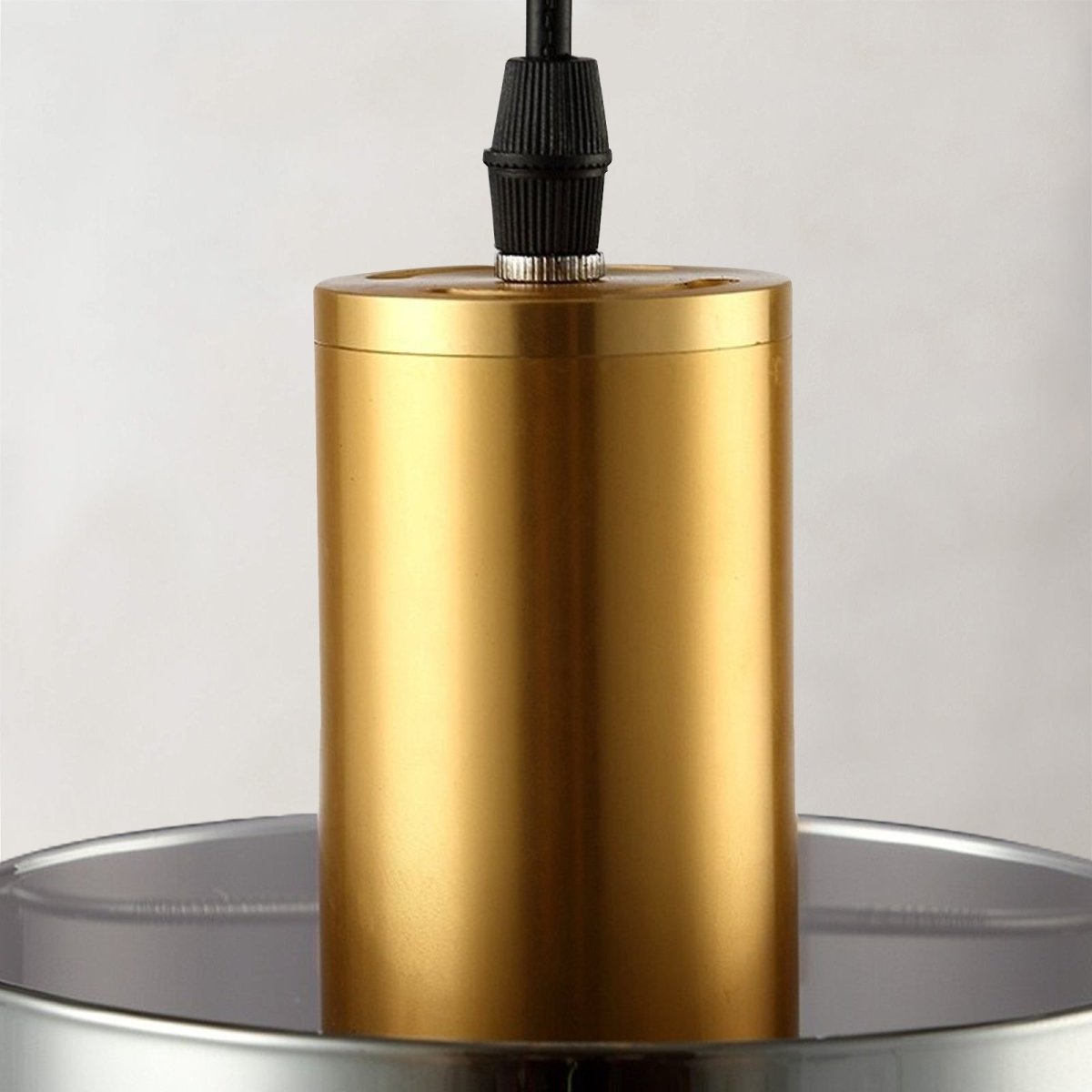 Elena Oro - Italian Inspired Glass Cylinder Hanging Gold Finish - Contempo.haus