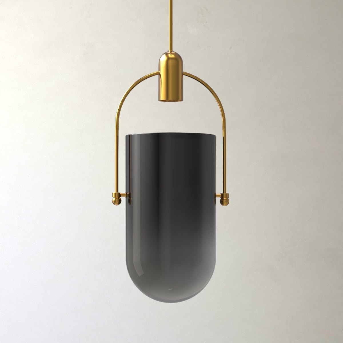 Finn Gull - Modern Nordic Hanging Glass Cylindrical Pendant Light - Contempo.haus