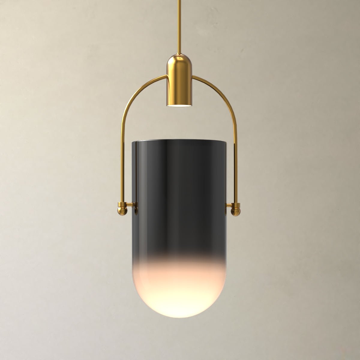 Finn Gull - Modern Nordic Hanging Glass Cylindrical Pendant Light - Contempo.haus