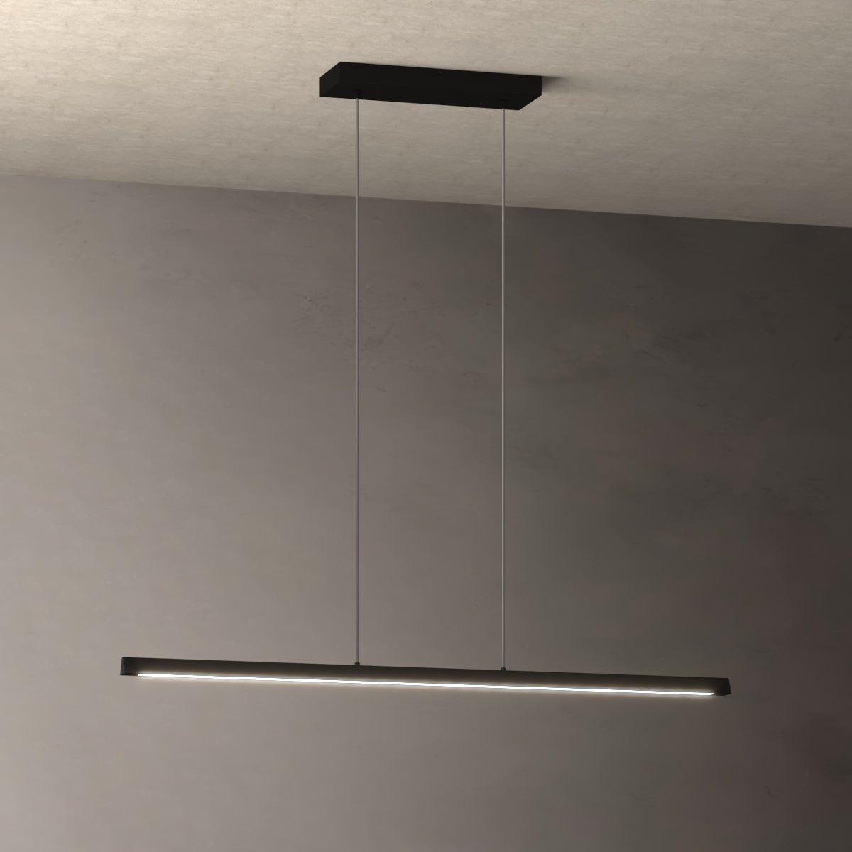 Gerhard Rechteck - Nordic Modern Black Rectangular Wood Trim Ceiling Light - Contempo.haus