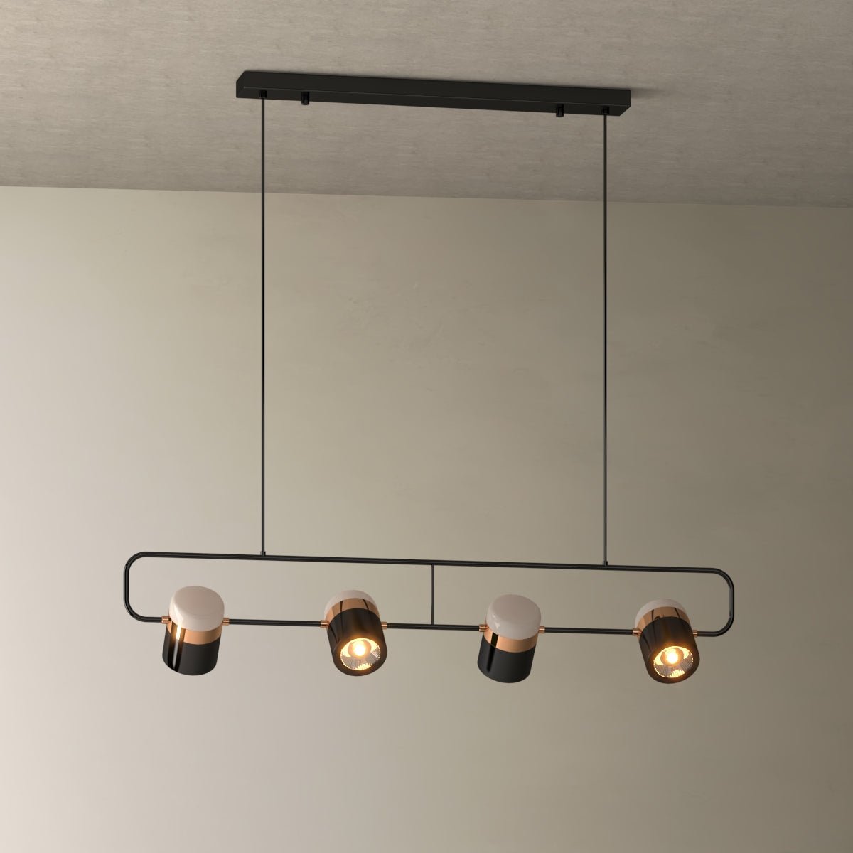 Ida Scheinwerfer - Nordic Modern Kitchen 4 head spotlight - Contempo.haus