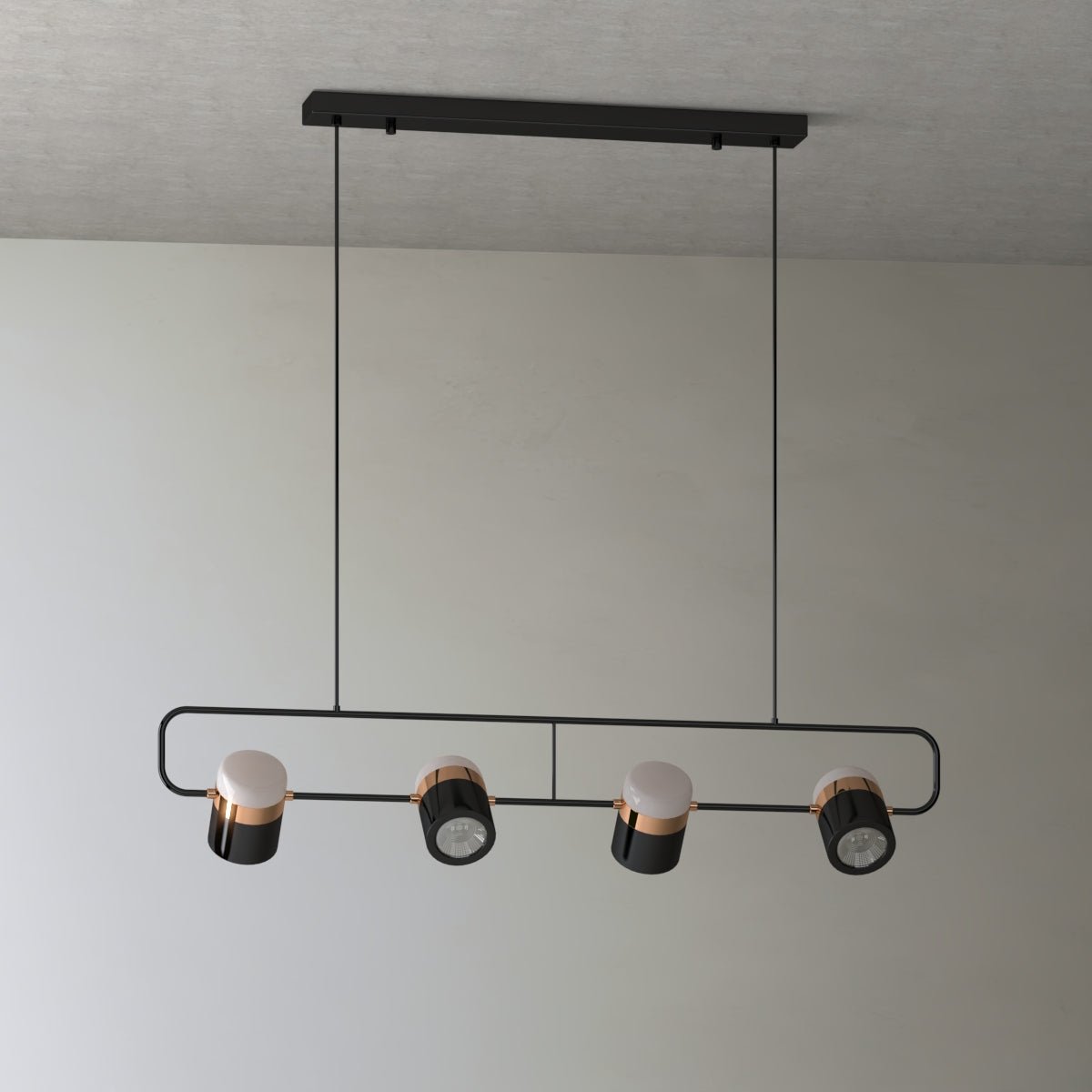 Ida Scheinwerfer - Nordic Modern Kitchen 4 head spotlight - Contempo.haus