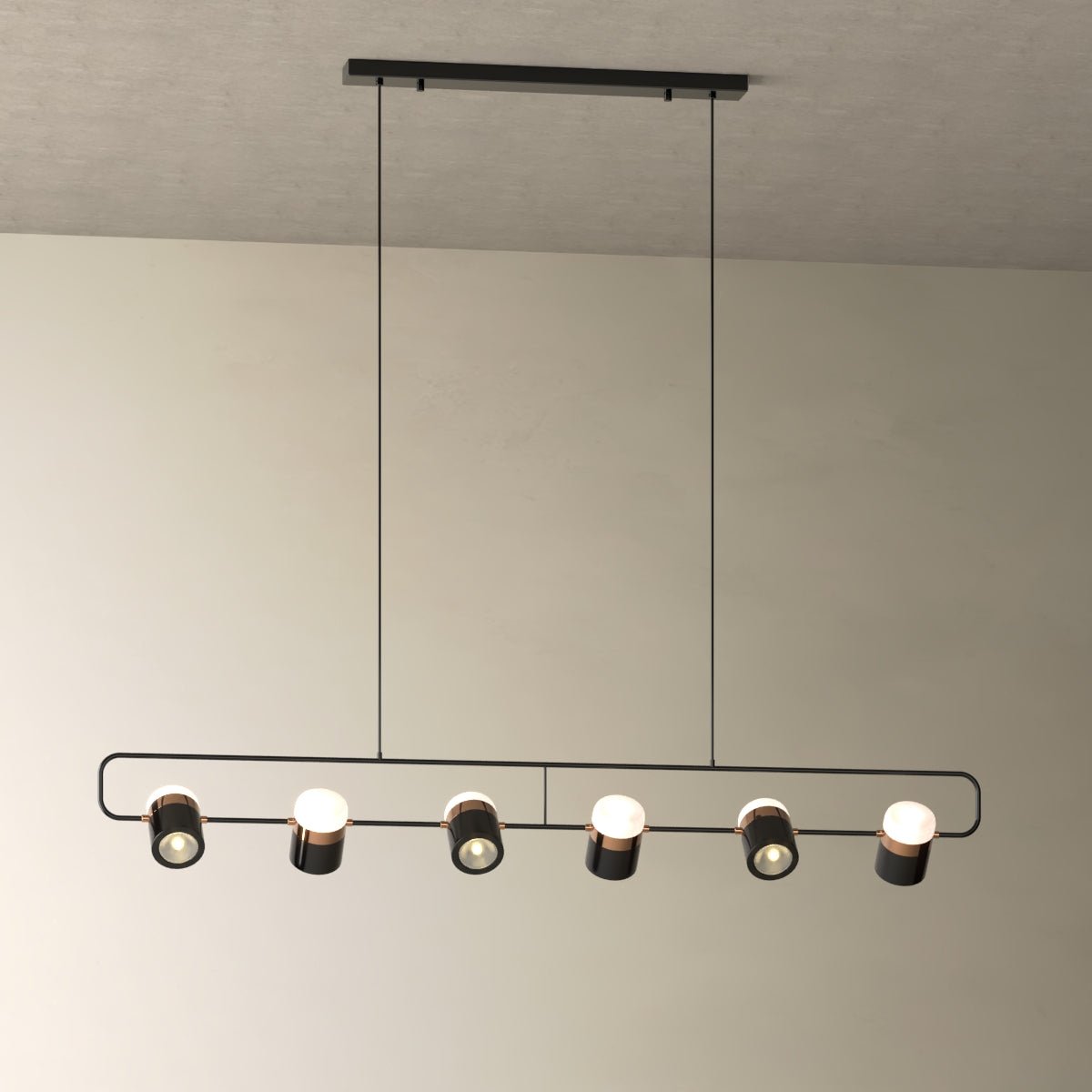 Ida Scheinwerfer - Nordic Modern Kitchen 6 head spotlight - Contempo.haus