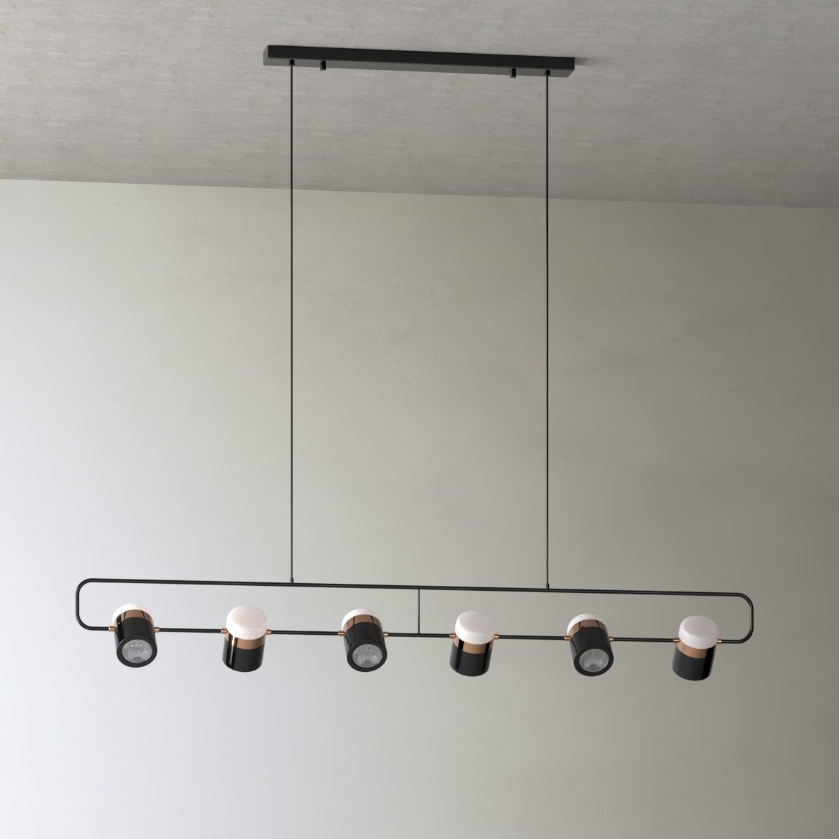 Ida Scheinwerfer - Nordic Modern Kitchen 6 head spotlight - Contempo.haus