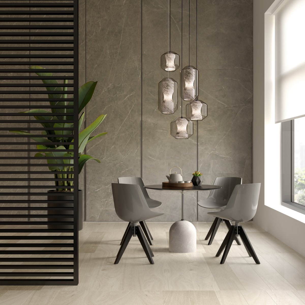 Sonus Marmor - Nordic Post-Modern Marble Texture Hanging Pendant Light - Contempo.haus