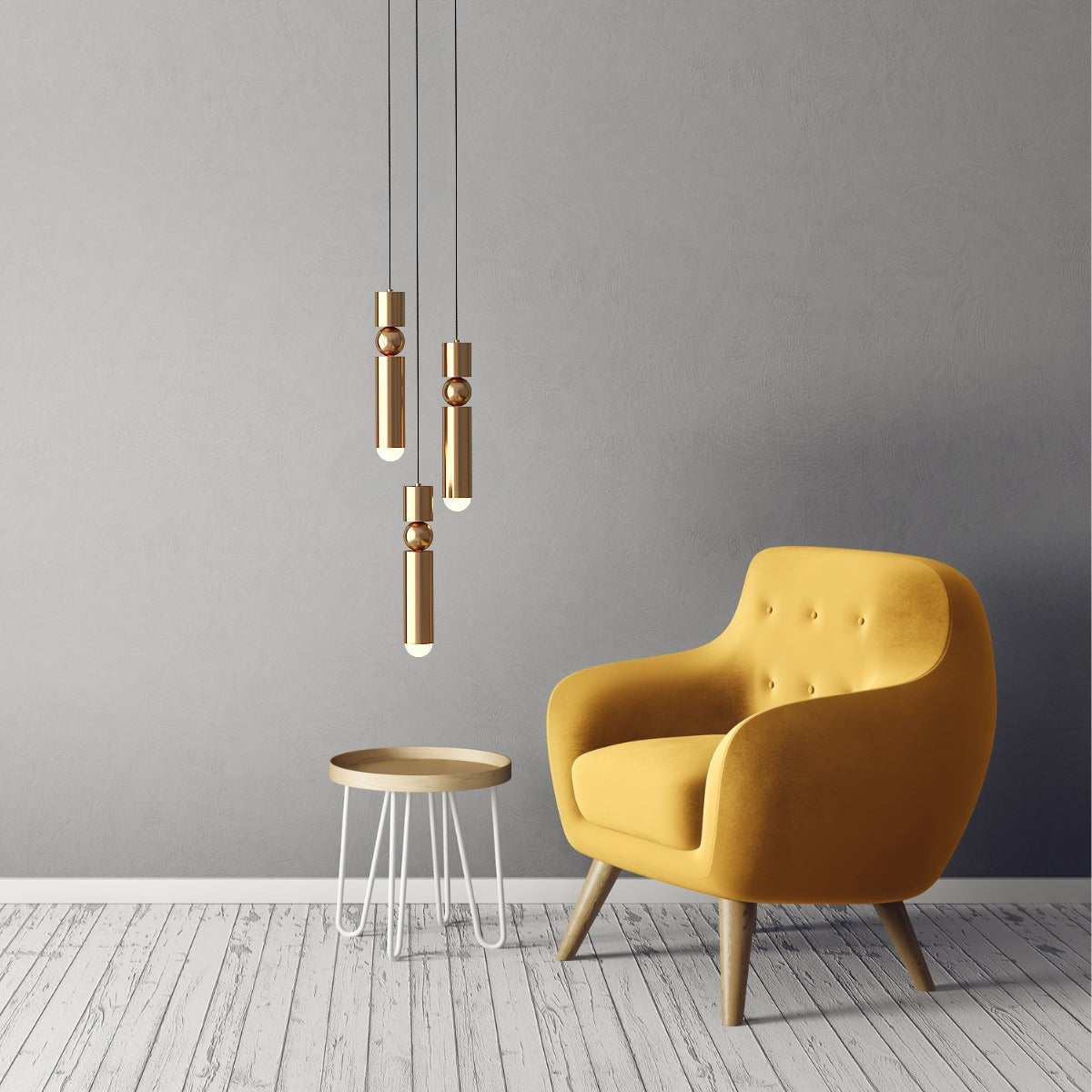 Sven Gull - Gold-Finished Pendant Light - Contempo.haus